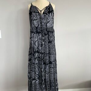 Karen Kane Black and White Maxi Dress